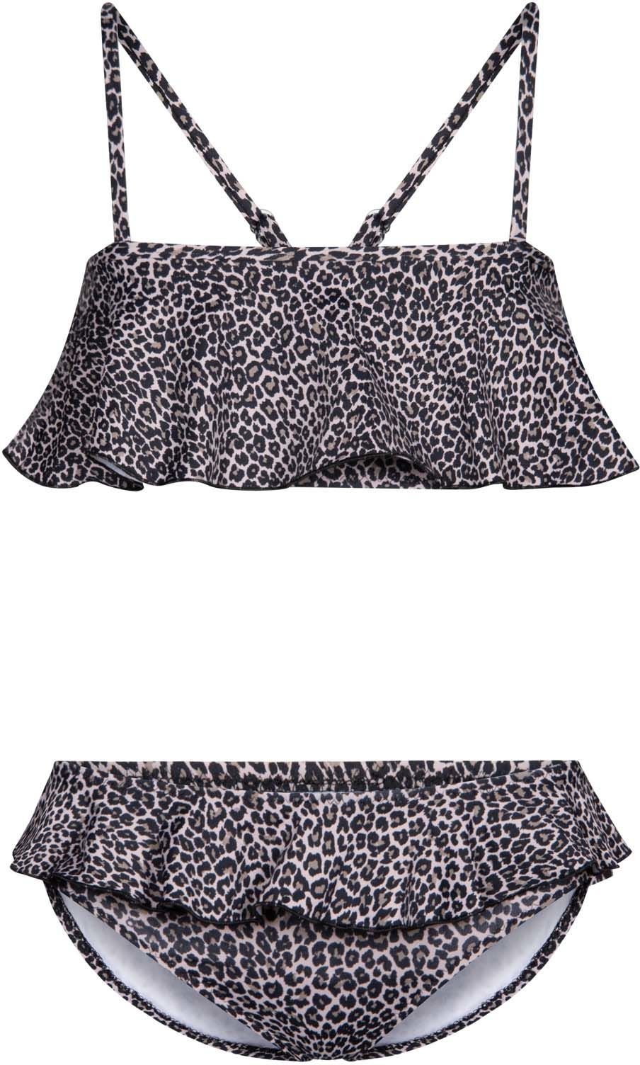 Saltabad Chloe Bikini|Grå/Svart Leo