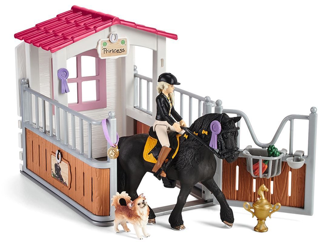 Schleich 42437 Hästklubb Med Hästbox Tori Och Princess|