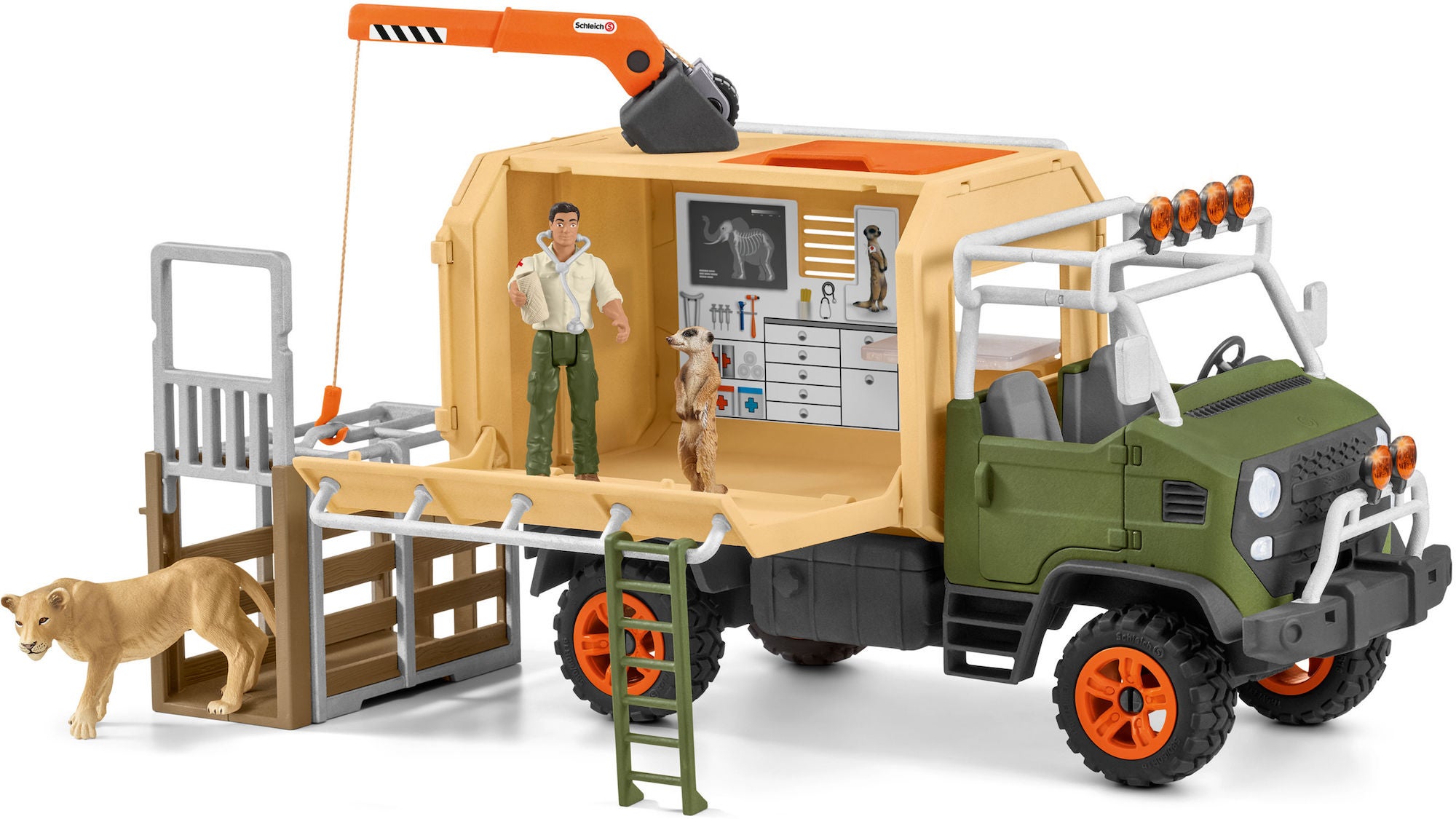 Schleich 42475 Lekset Djurräddning Med Lastbil|