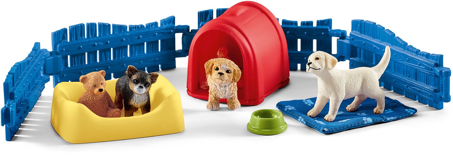 Schleich 42480 Lekhage Puppy Pen|