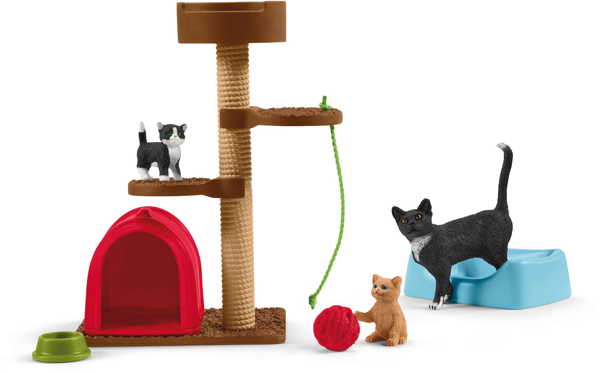 Schleich 42501 Katter Med Leksaker|