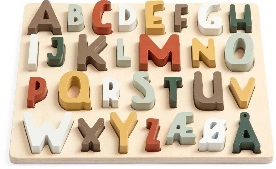 Sebra Träpussel Danskt/Norskt ABC|