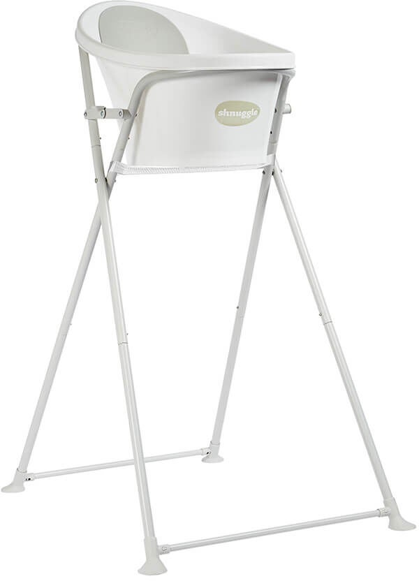 Shnuggle Hopfällbar Stativ Till Badbalja Baby|White/Grey