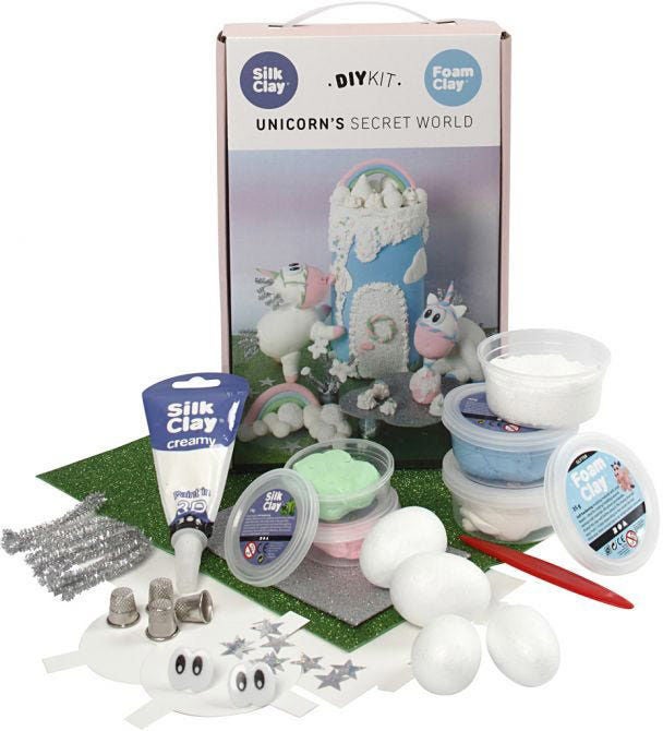 Silk Clay Enhörning i Drömland