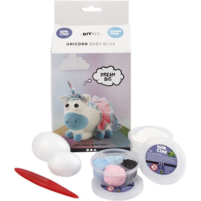 Silk Clay Funny Friends Enhörning