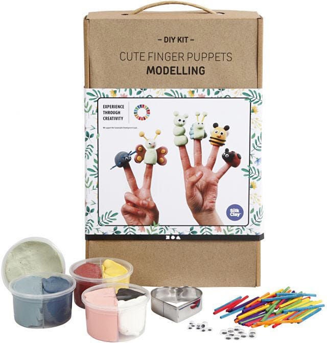 Silk Clay Söta Fingerdockor|