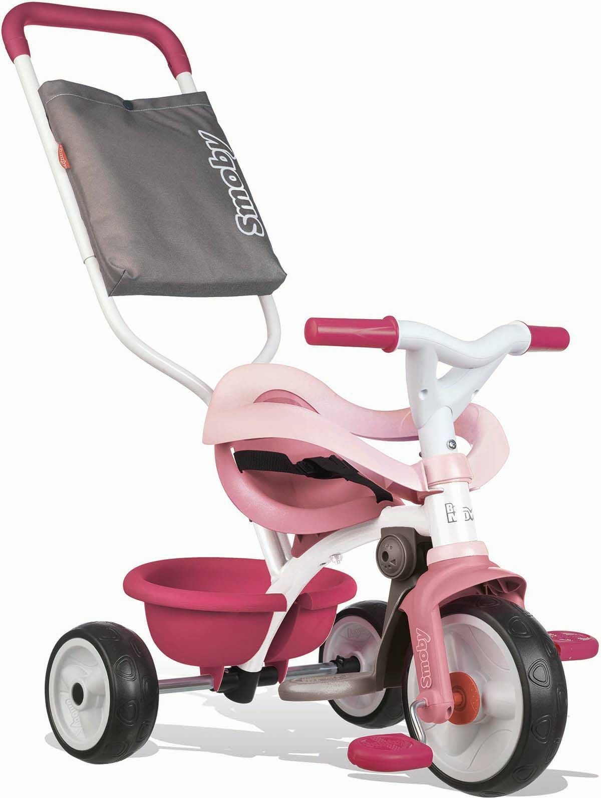 Smoby Be Move Trehjuling Comfort|Rosa