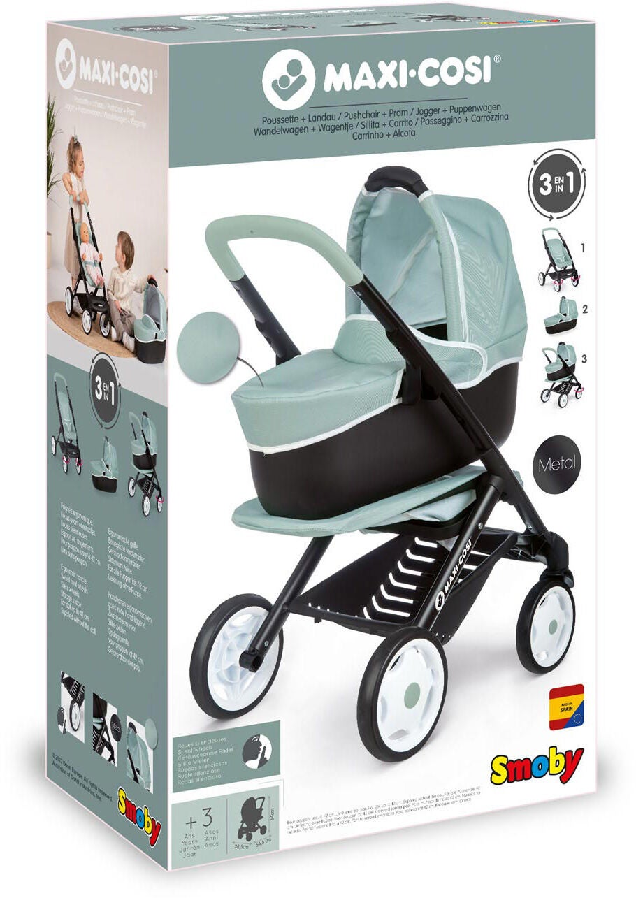 Smoby Maxi-Cosi Dockvagn 3-in-1|Grön