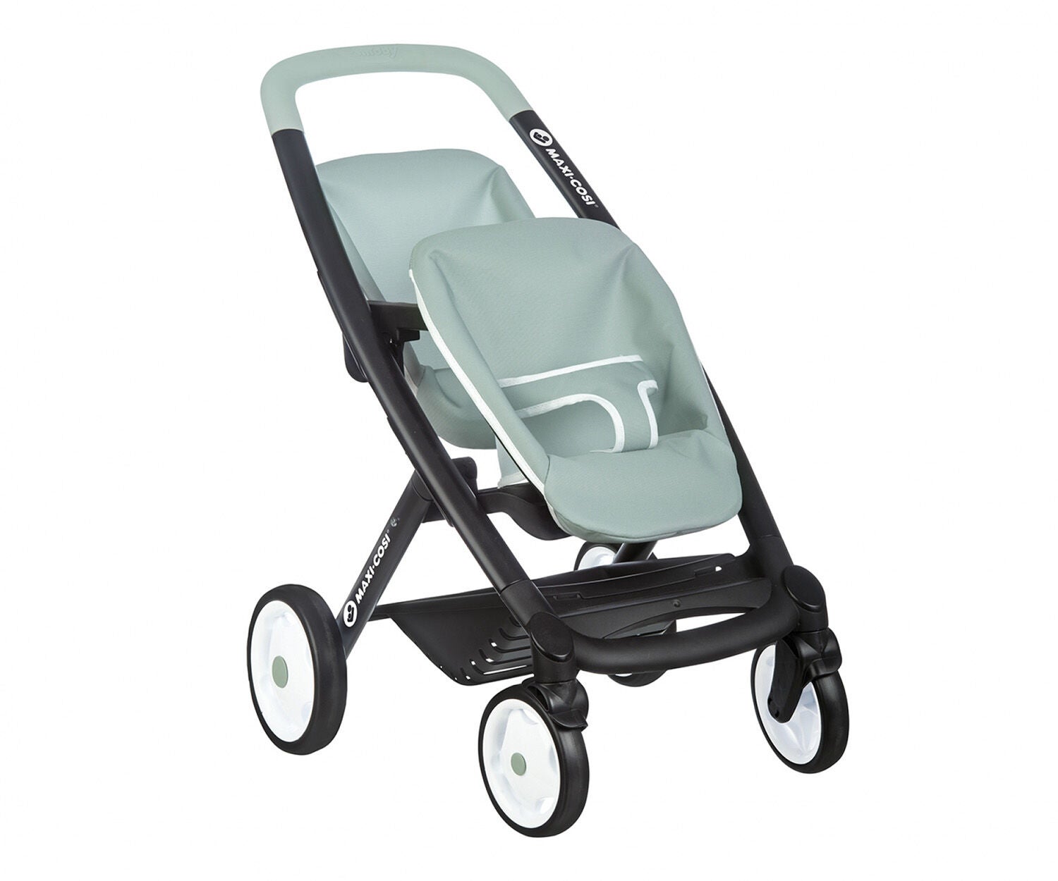 Smoby Maxi-Cosi Tvillingdockvagn|Grön