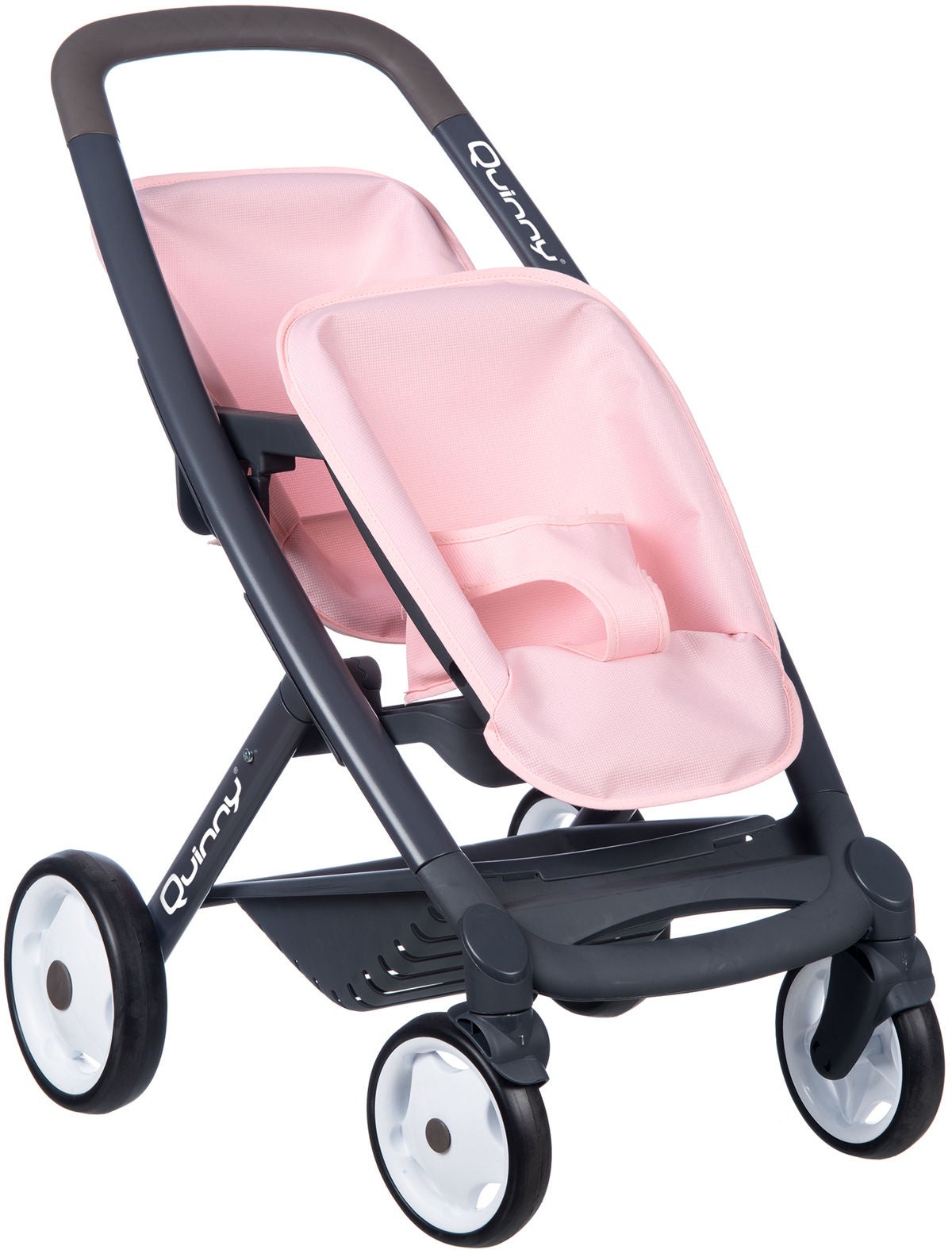 Smoby Maxi-Cosi Tvillingdockvagn|Rosa