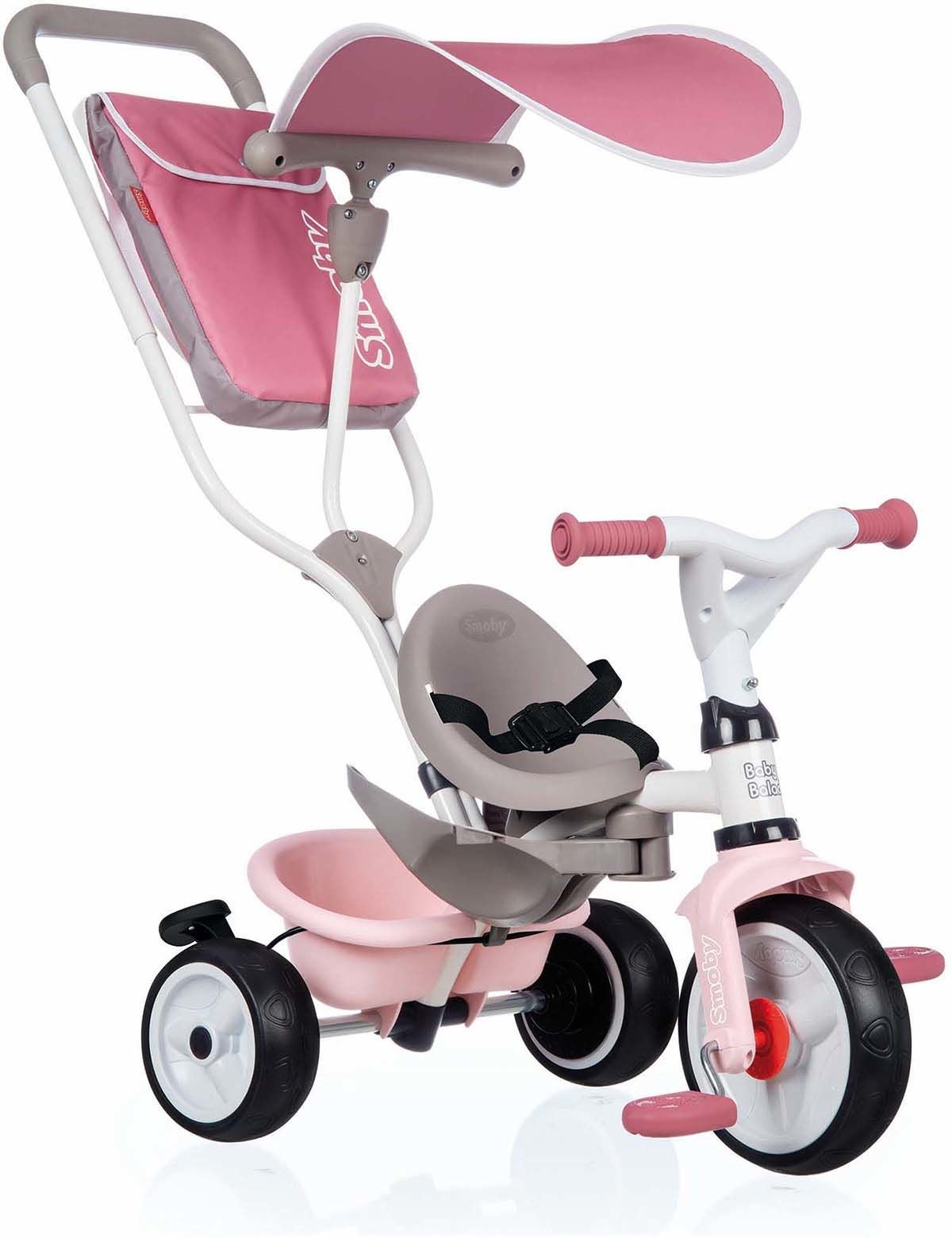 Smoby Trehjuling Baby Balade Plus|Rosa