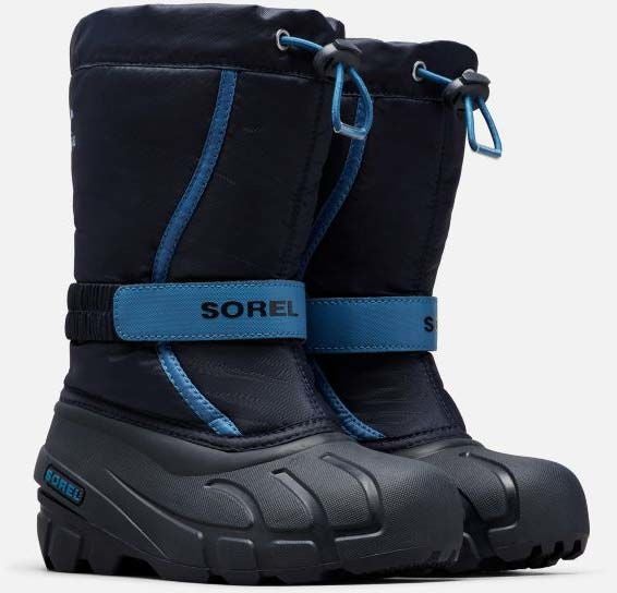 Sorel Children's Flurry Vinterkängor|Collegiate Navy/Atmosphere