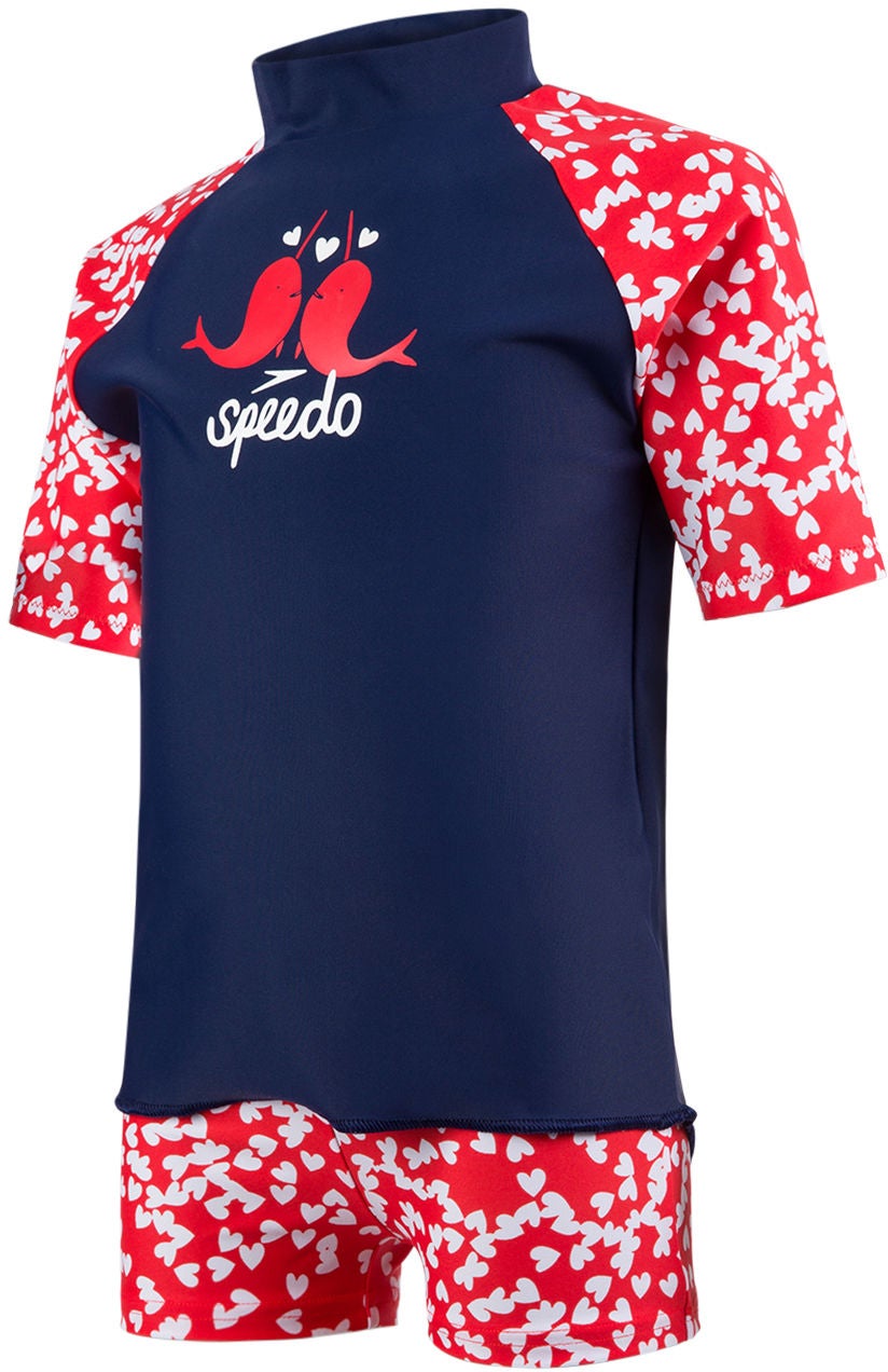 Speedo Spashmaster UV-Set|Navy/Red 98