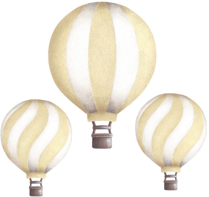 Stickstay Vintage Balloon Set Wallsticker