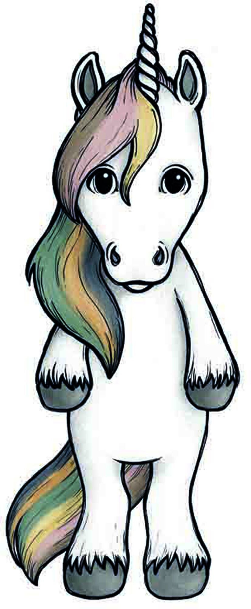 Stickstay Wallsticker Pride The Unicorn|