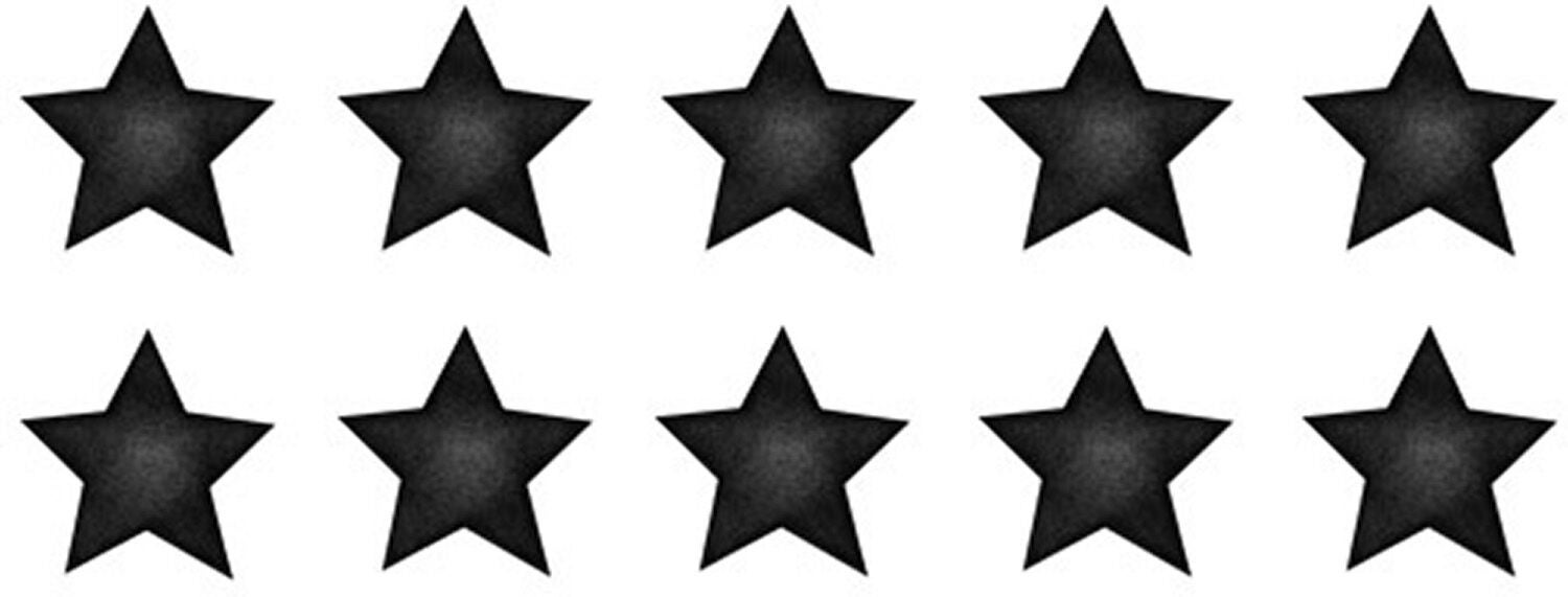 Stickstay Wallsticker Stars Small|Nearly Black