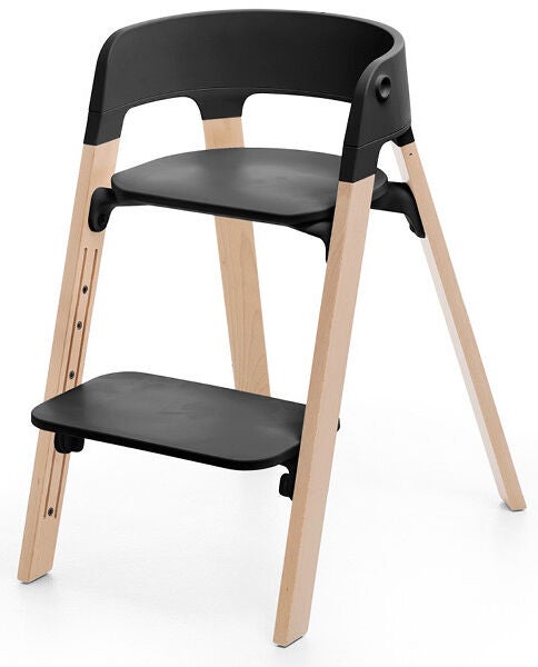 Stokke Steps Matstol|Black/Natural