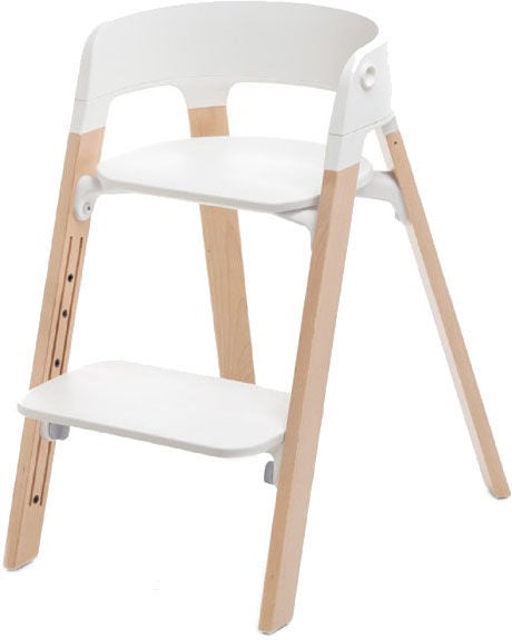 Stokke Steps Matstol|White/Natural