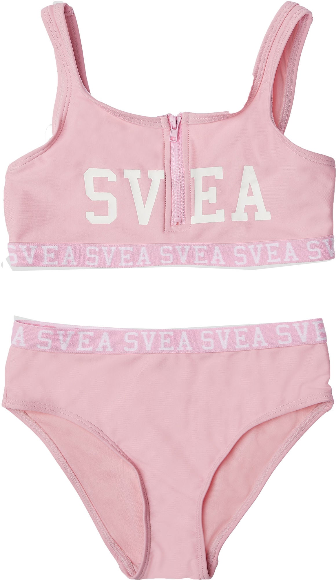 Svea Sportig Bikini Med Dragkedja|Pink