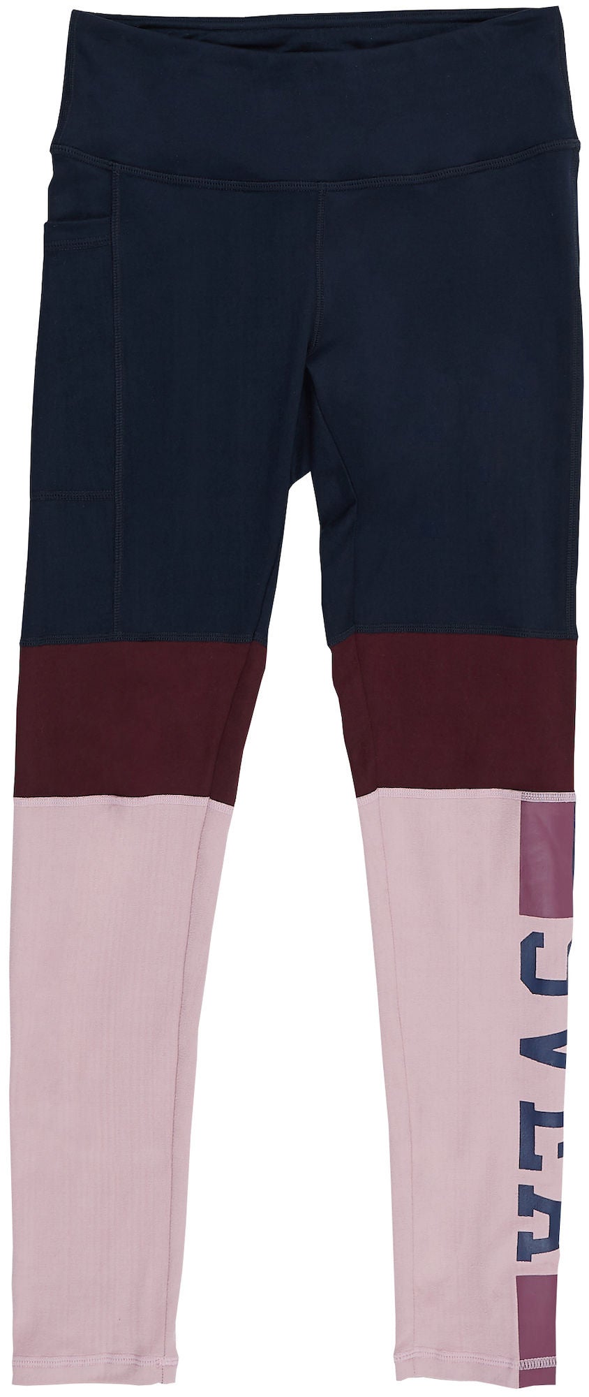 Svea Tights Color Block|Navy 160