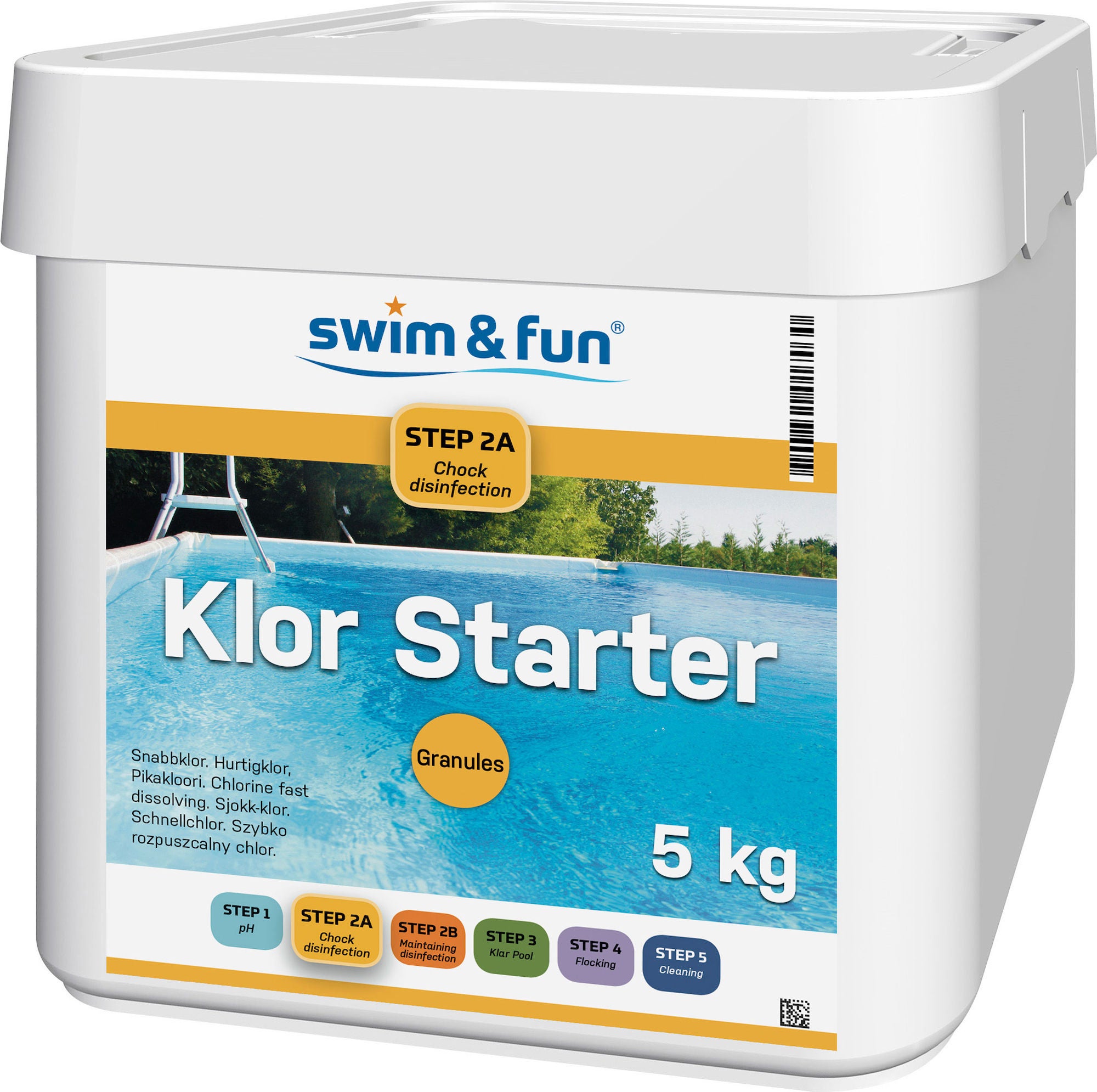 Swim &  Fun Starter Snabbklorsgranulat 5 kg