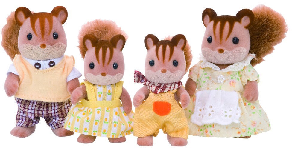 Sylvanian Families Figurset Familjen Valnötsekorre|
