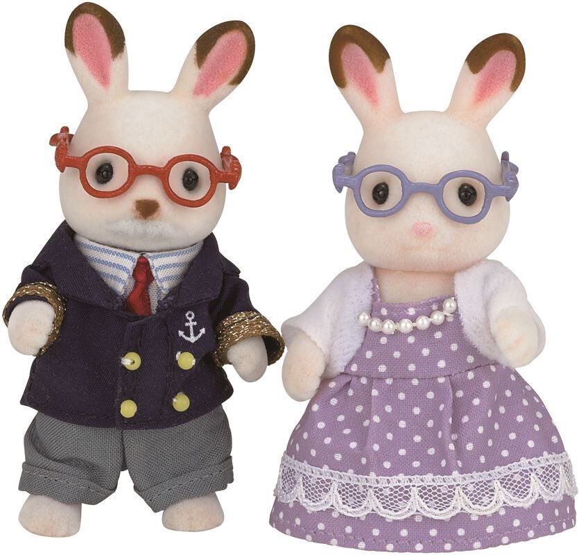 Sylvanian Families Figurset Kanin Morföräldrar Choklad|