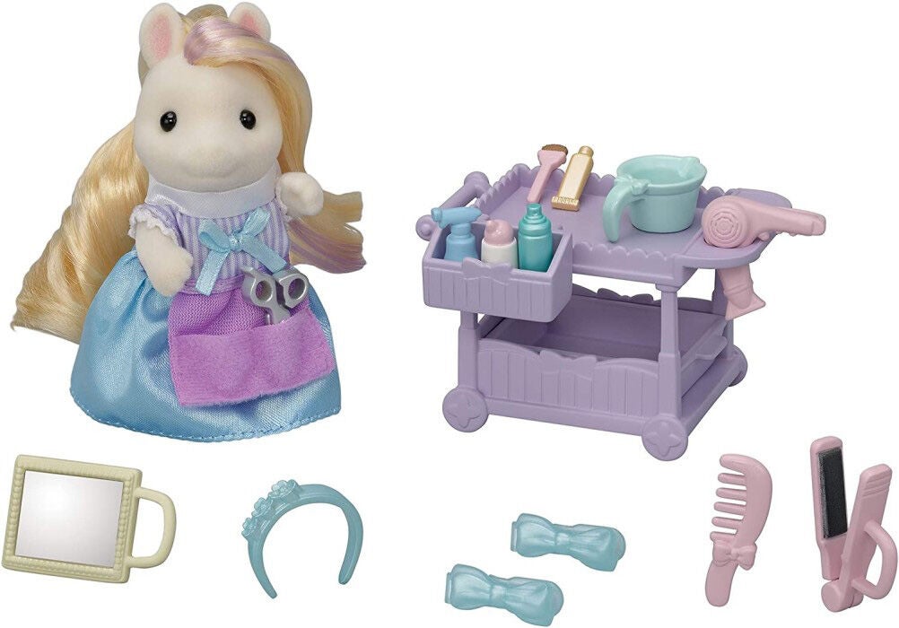 Sylvanian Families Lekset Ponnys Hårstylist|