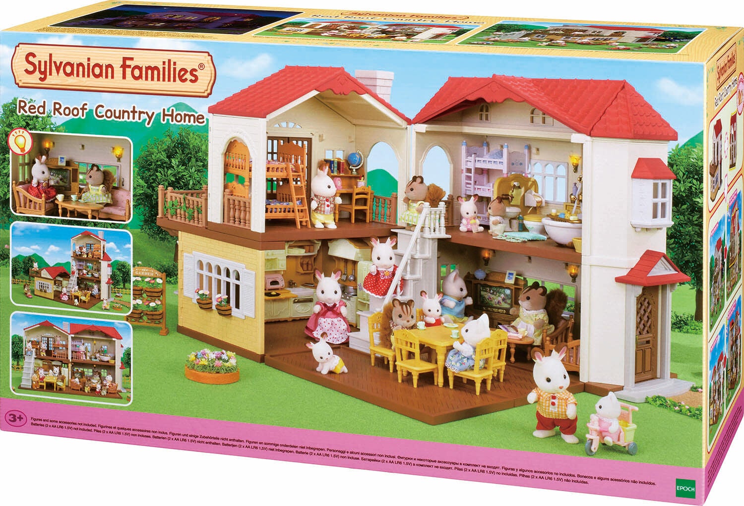 Sylvanian Families Red Roof Country Home Dockhus|