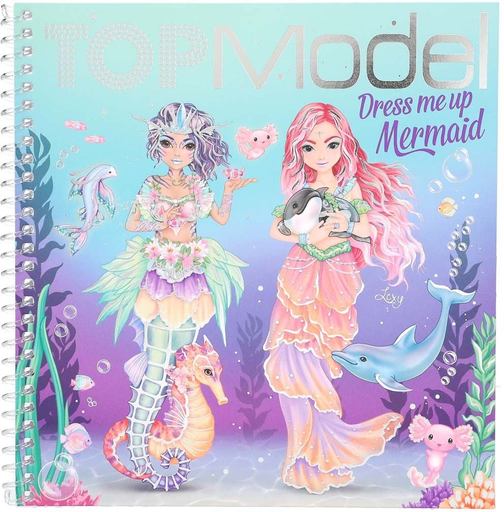 TOPModel Dress Me Up Klistermärkesbok Sjöjungfru|