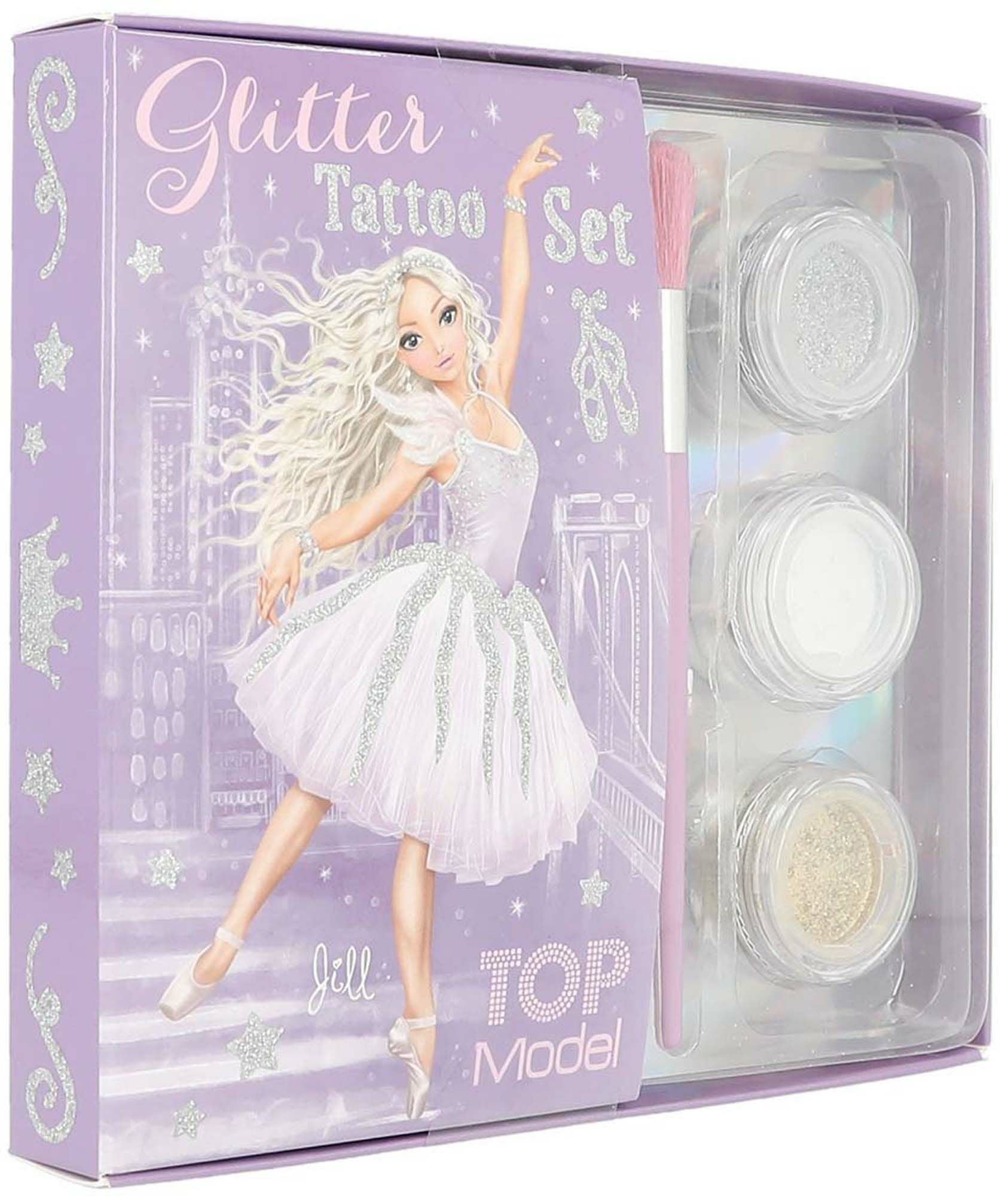 TOPModel Glitter Tatueringsset Balett|