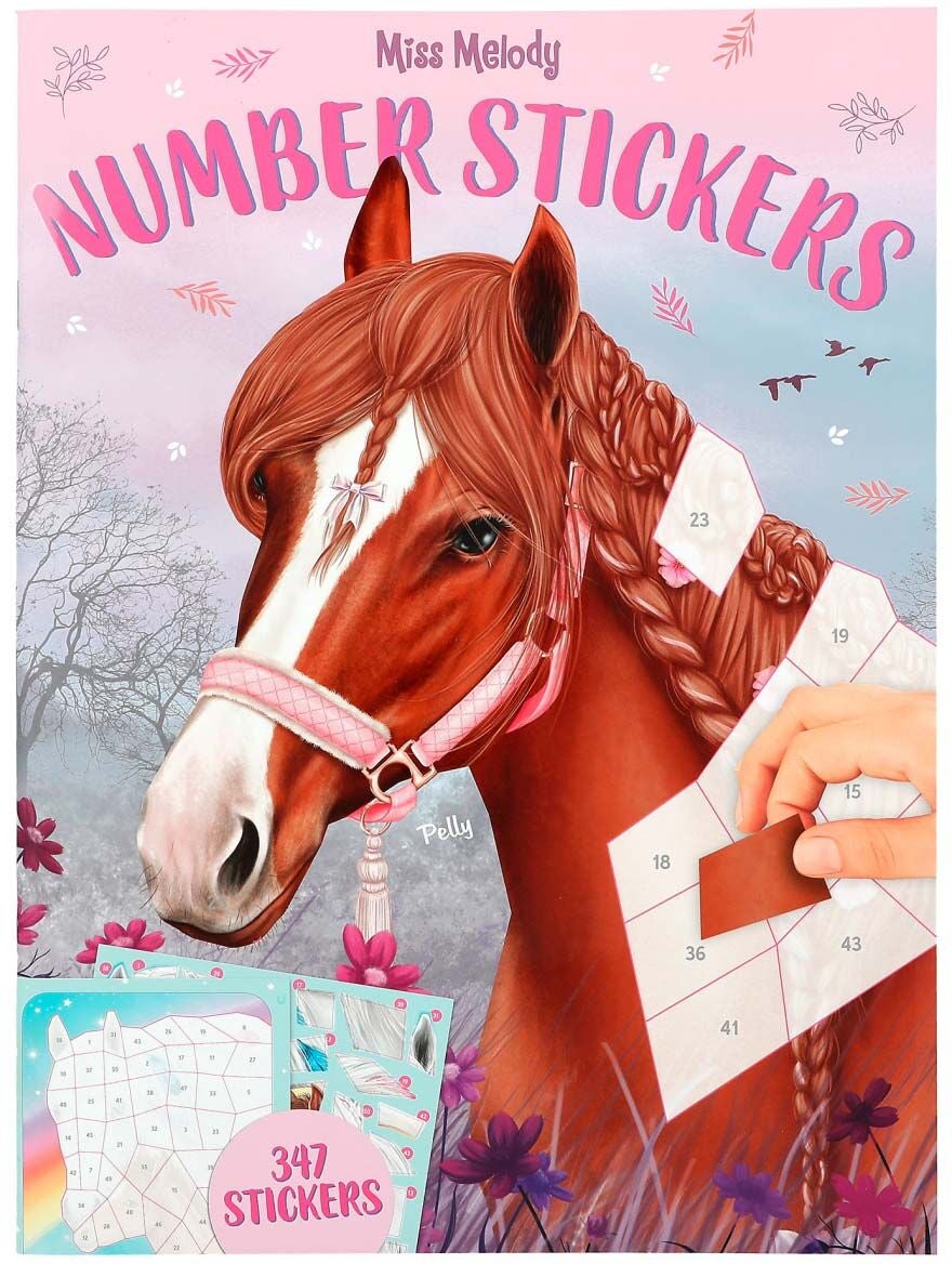 TOPModel Siffra Klistermärkesbok|