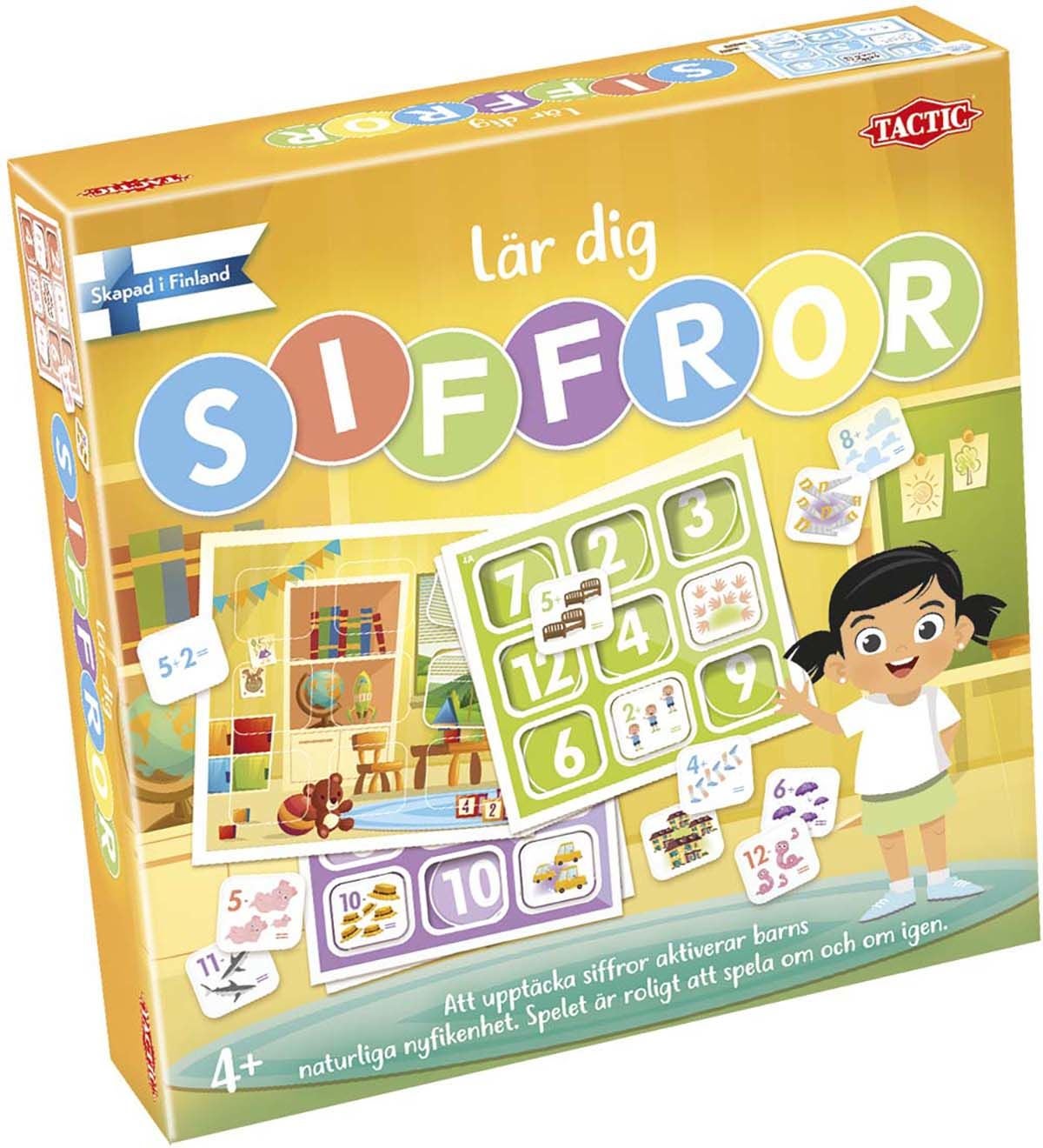 Tactic Barnspel Lär dig siffror