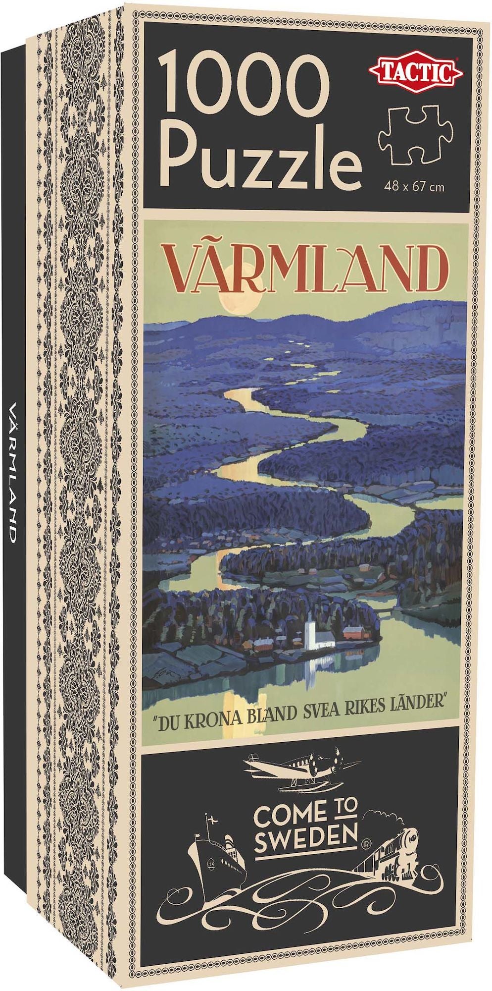 Tactic Pussel Come to Sweden: Värmland 1000 bitar
