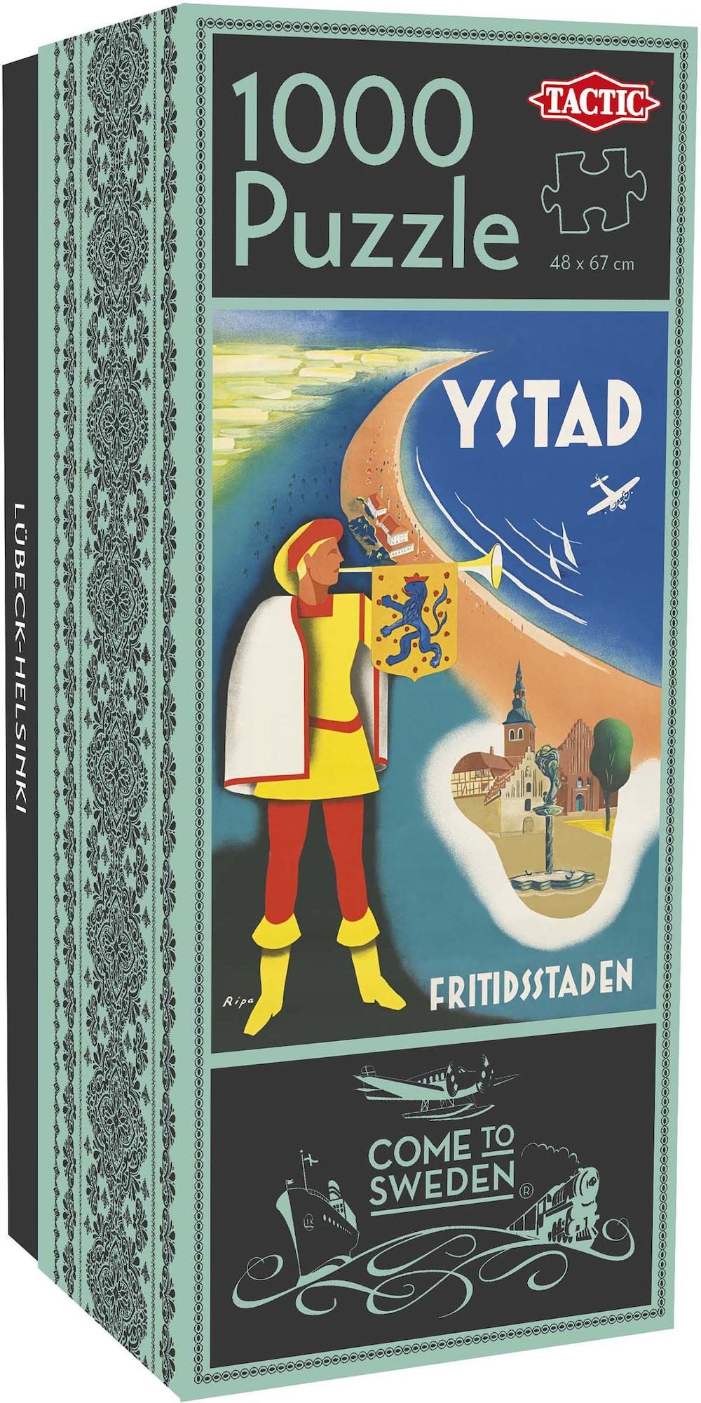 Tactic Pussel Come to Sweden: Ystad 1000 bitar