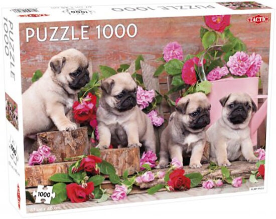 Tactic Pussel Puppy Pugs 1000 Bitar