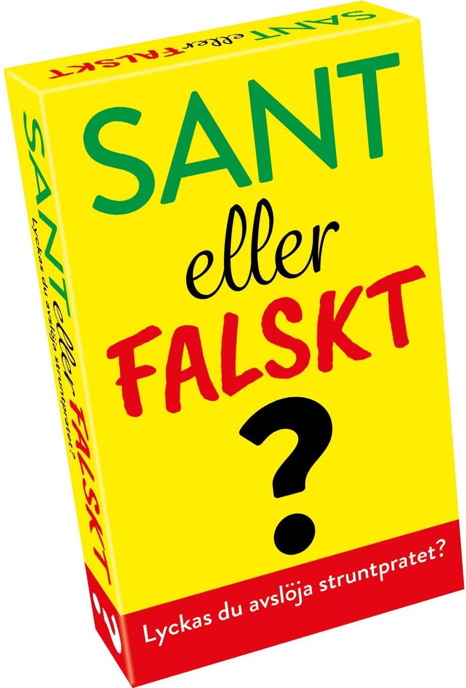 Tactic Resespel Sant eller falskt