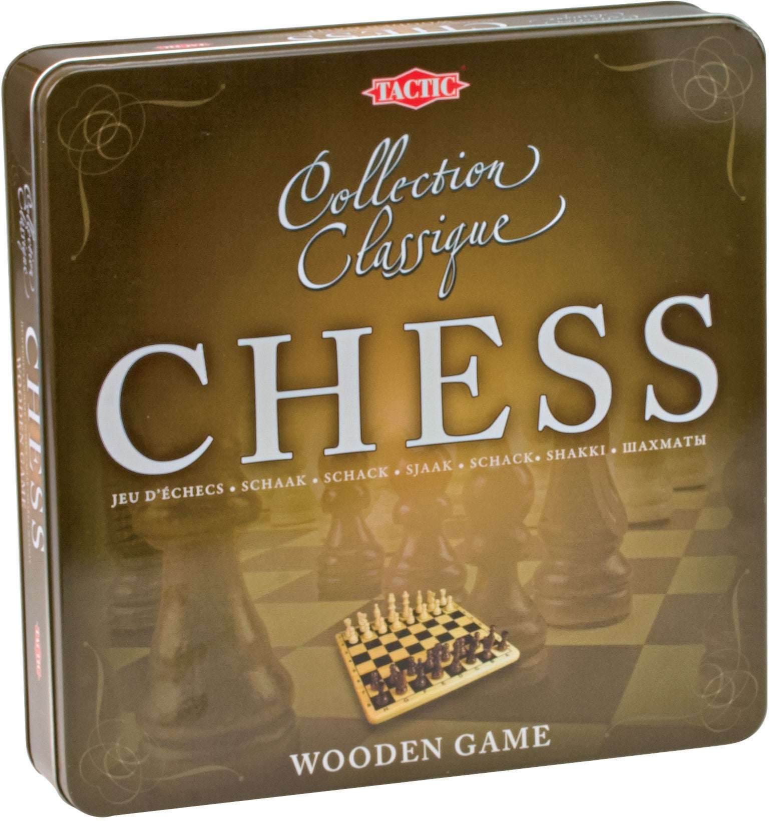 Tactic Schackset I Plåtlåda|