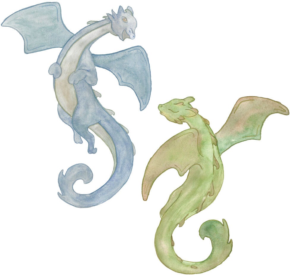 That's Mine Väggklistermärken Dragons Pair