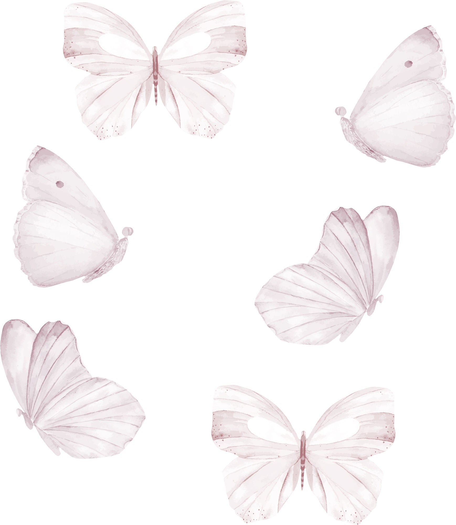 That's Mine Wallsticker Butterfly 6-pack