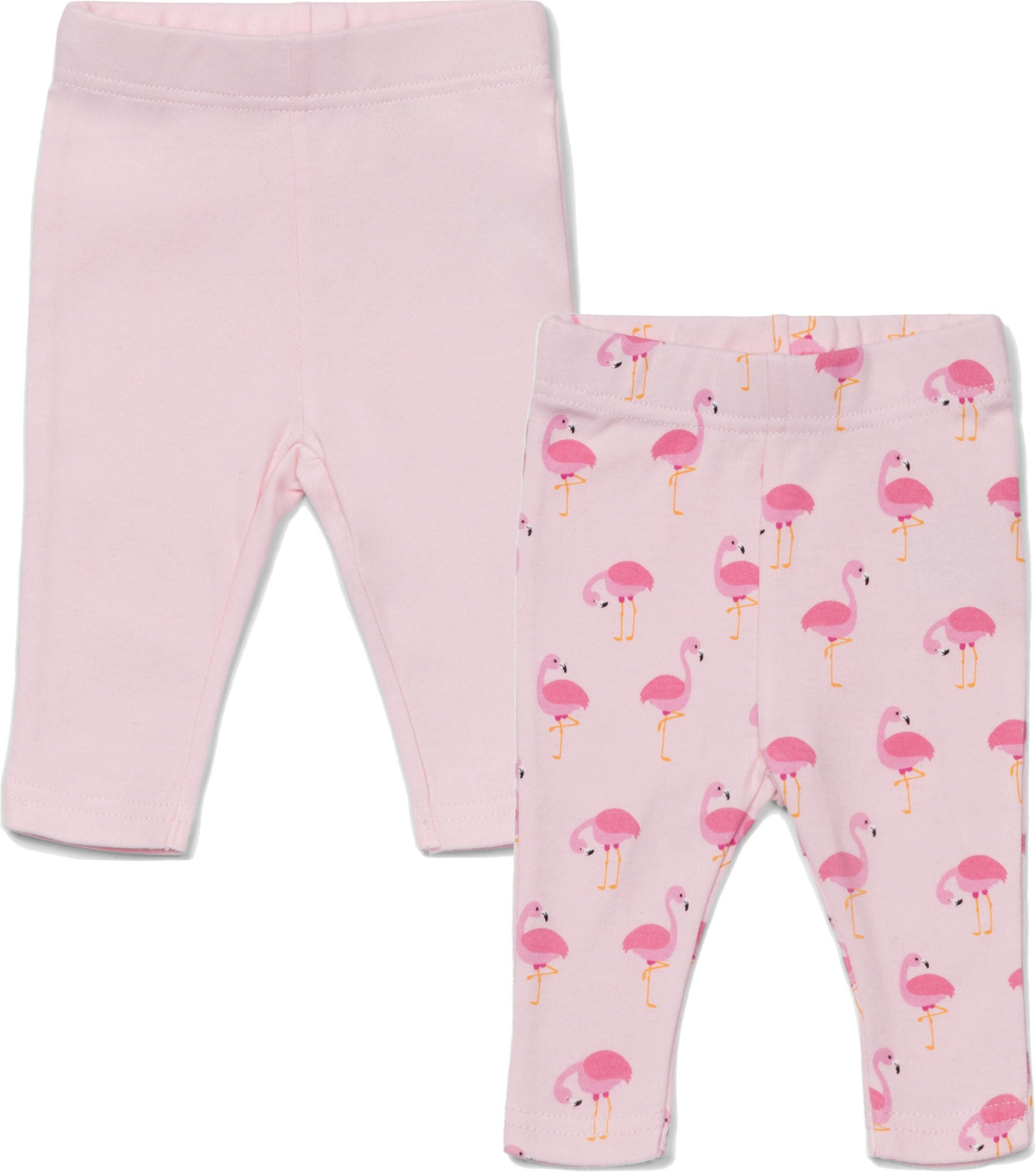 Tiny Treasure Lexi Leggings 2-Pack|Pink/Flamingo 74