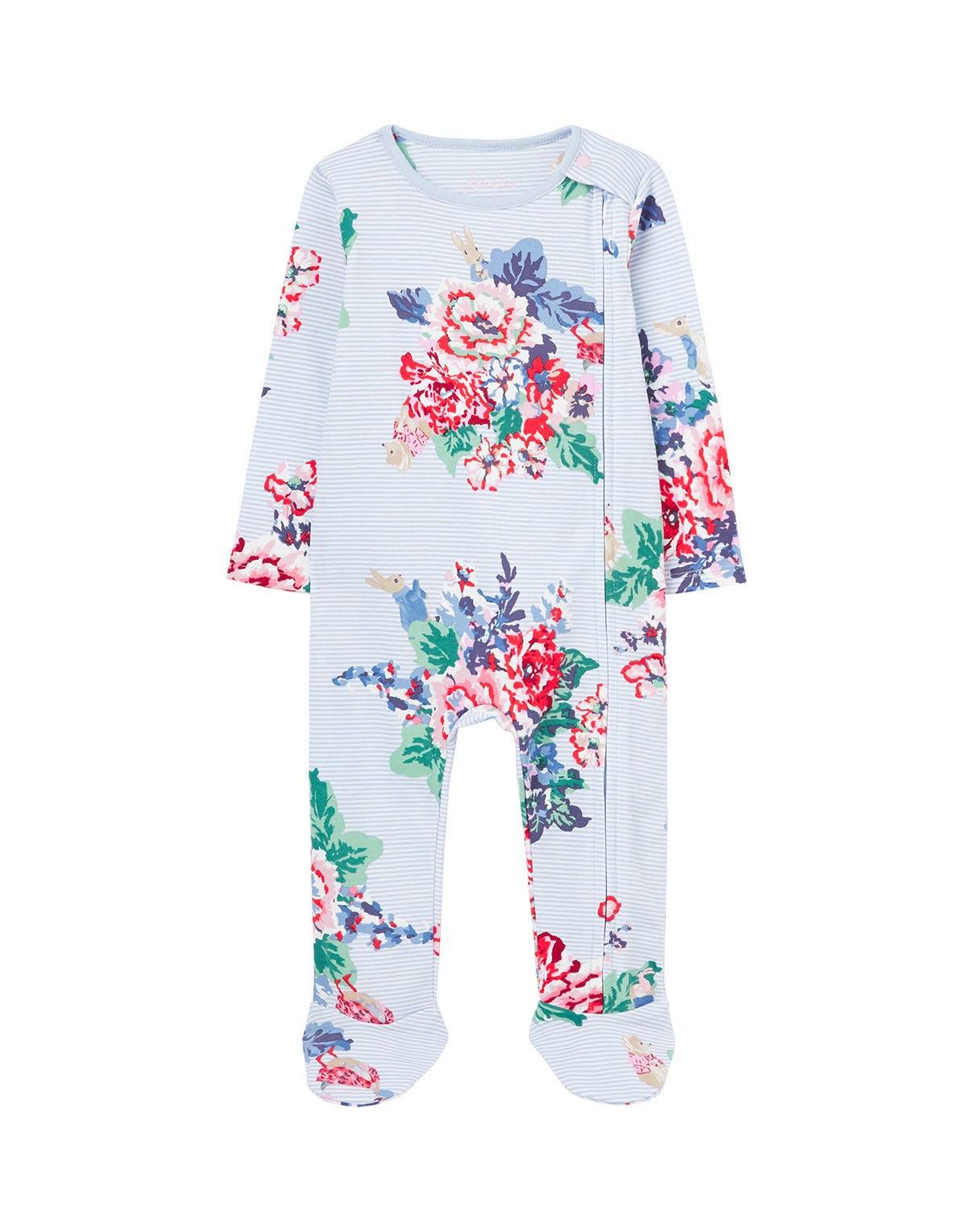 Tom Joules Peter Rabbit Zippy Jumpsuit|White/Cream