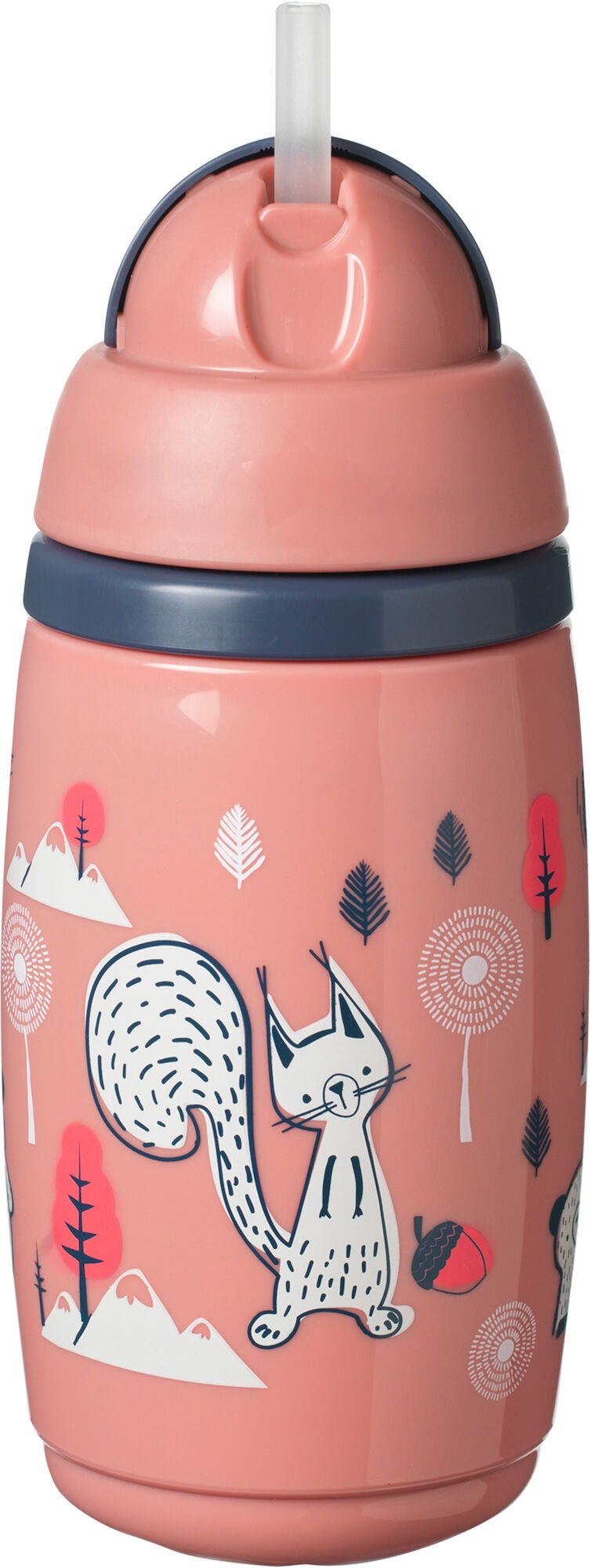 Tommee Tippee Flaska med Sugrör|Rosa