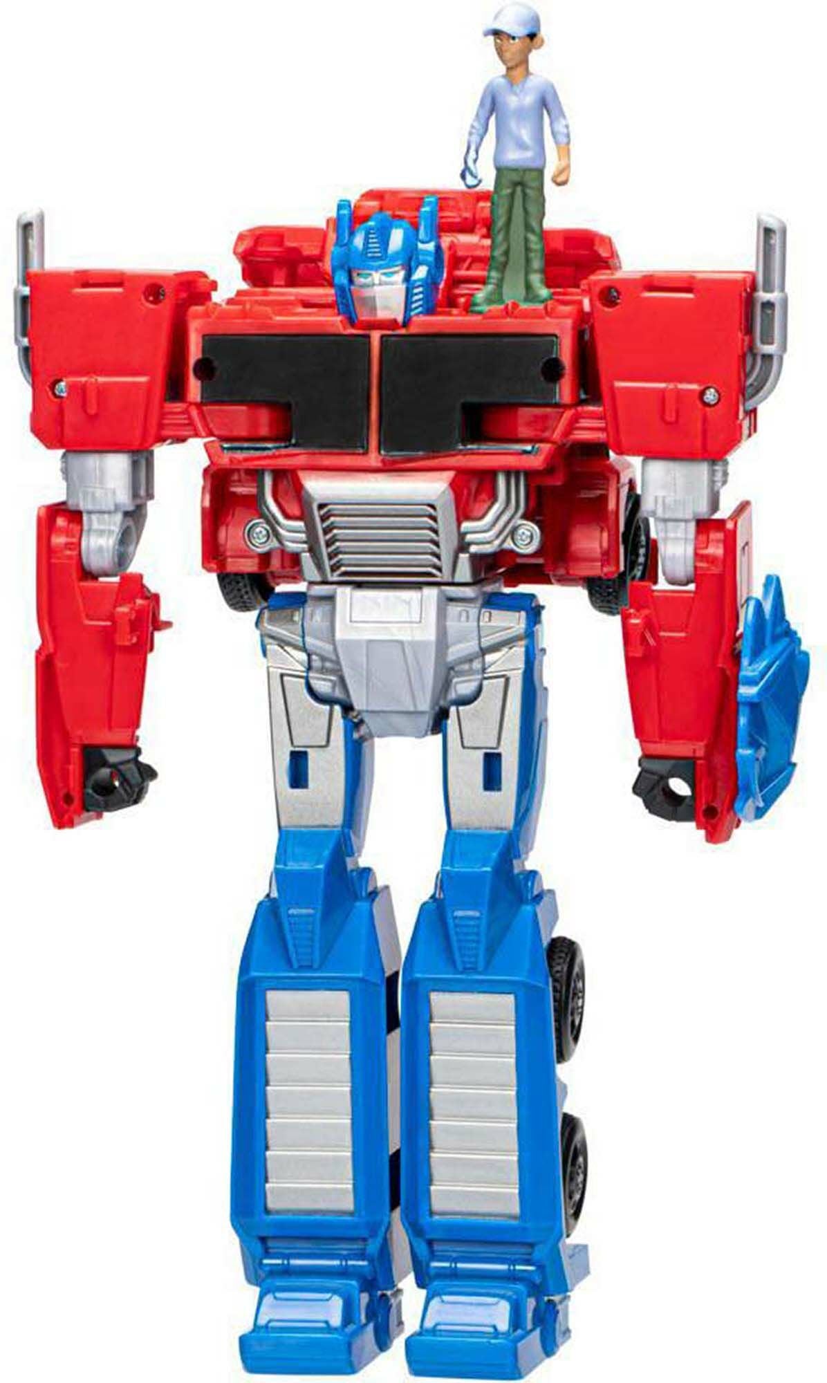 Transformers Earthspark Spin Changer Actionfigur Optimus Prime &  Robby Malto|