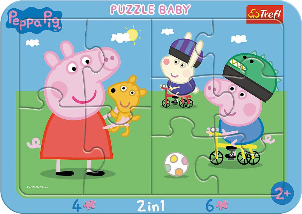 Trefl Pussel Greta Gris 2-in-1 10 Bitar