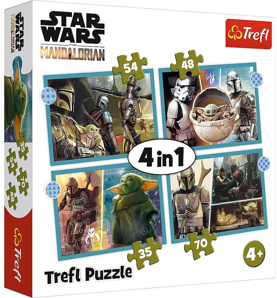 Trefl Star Wars Pussel The Mandalorian 4-in-1|