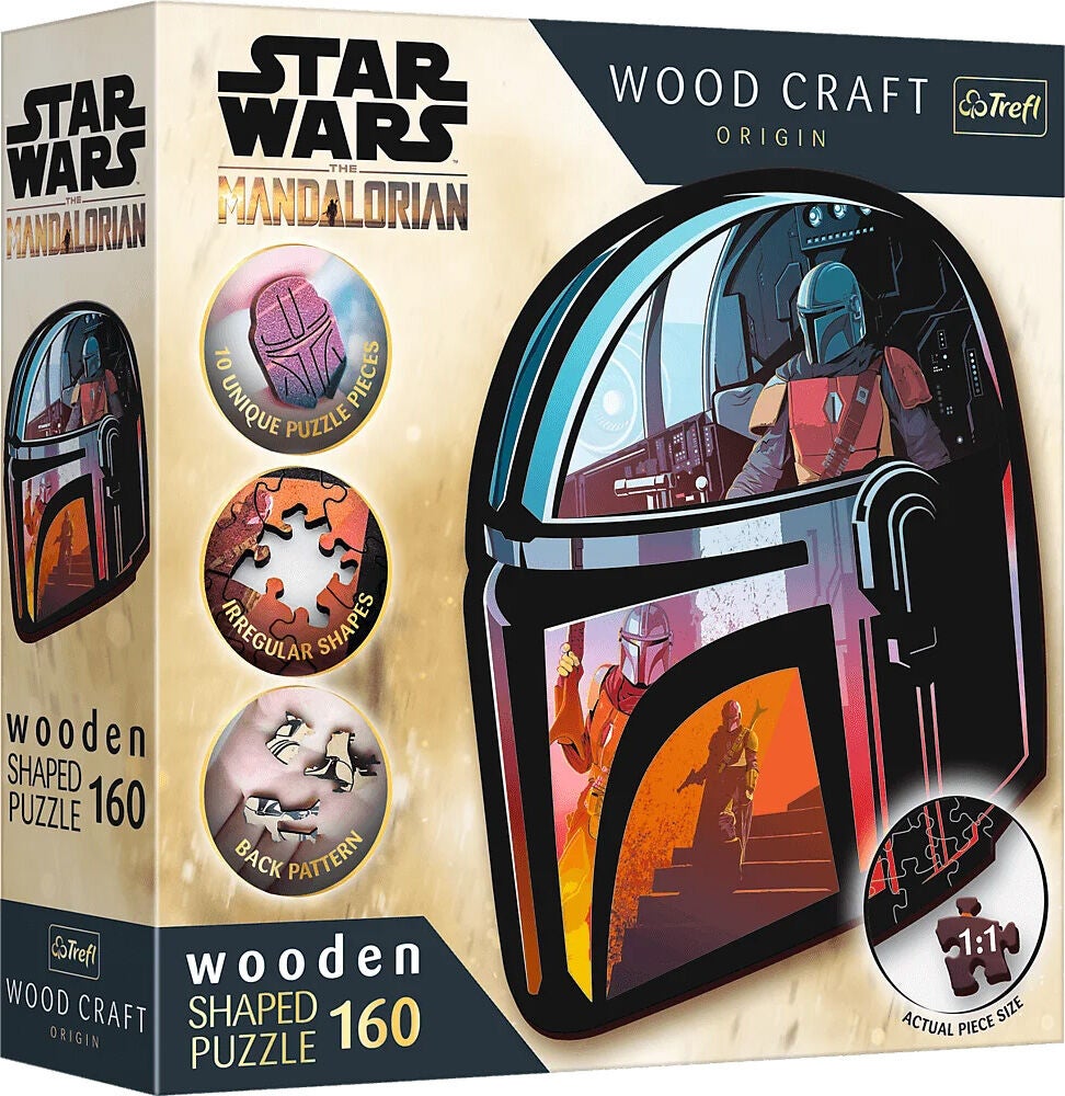 Trefl Wood Craft Origin Star Wars Pussel The Mandalorian 160 Bitar|