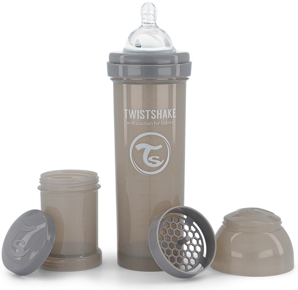 Twistshake Anti-Kolik Nappflaska 330 ml|Grå