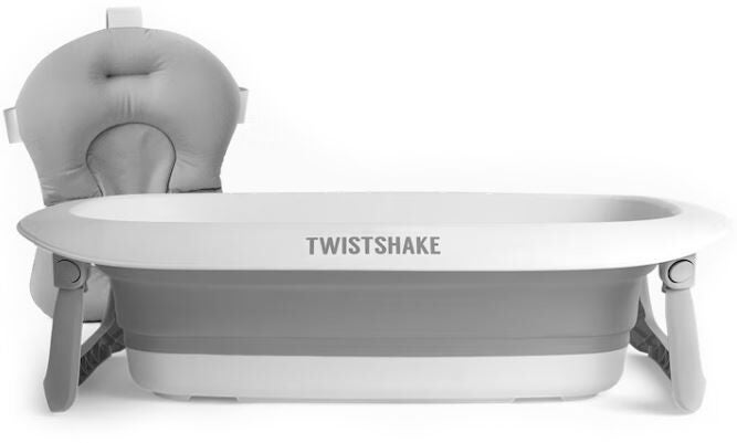 Twistshake Badbalja med Kudde|Pastel Grey
