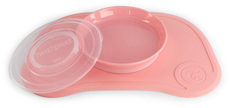 Twistshake Click-Mat Tallrik och Underlägg|Rosa